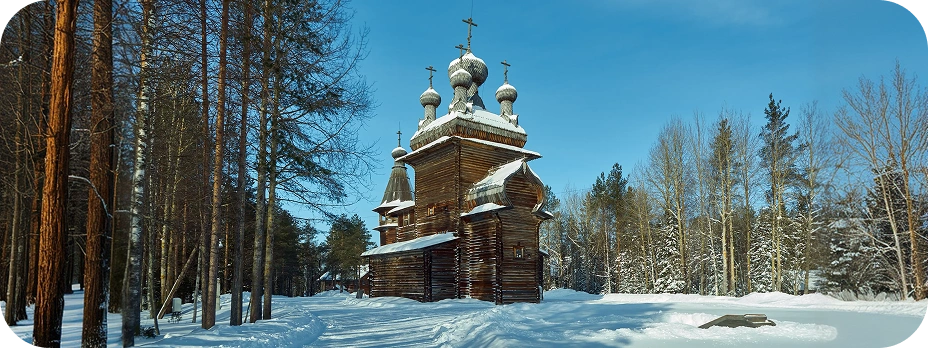 Музей деревянного зодчества Малые Корелы. Архангельская область.