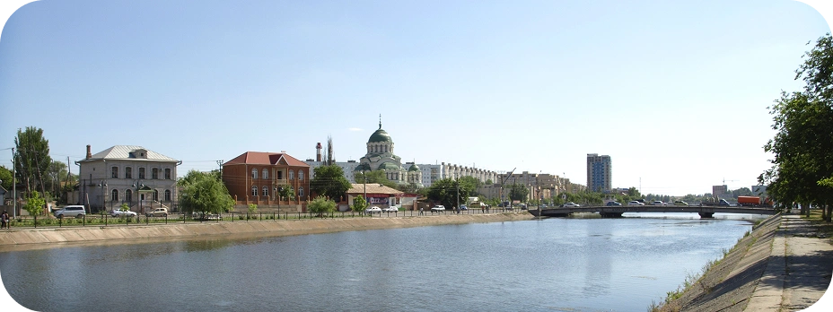 Река Волга. Астрахань.